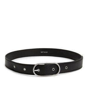 Matt and Nat (Matt & Nat) NEIL vegan leather belt - black